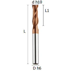 Immagine per la categoria FRESE A DUE DENTI SERIE LUNGA RIVESTITE