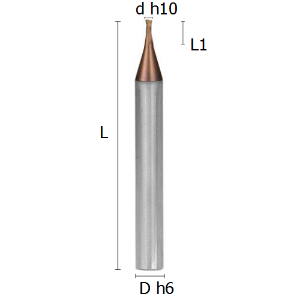 Immagine per la categoria FRESE A DUE DENTI GAMBO RINFORZATO RIVESTITE 