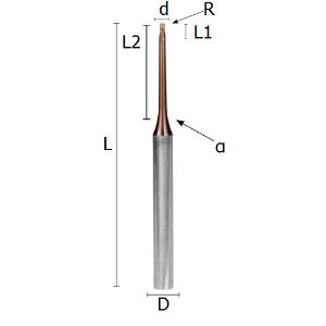 Immagine per la categoria FRESE TORICHE GAMBO RINFORZATO CON SCARICO CONICO IN METALLO DURO RIVESTITO “HARD BLADE” PER LAVORAZIONI DI ACCIAI LEGATI E TEMPRATI